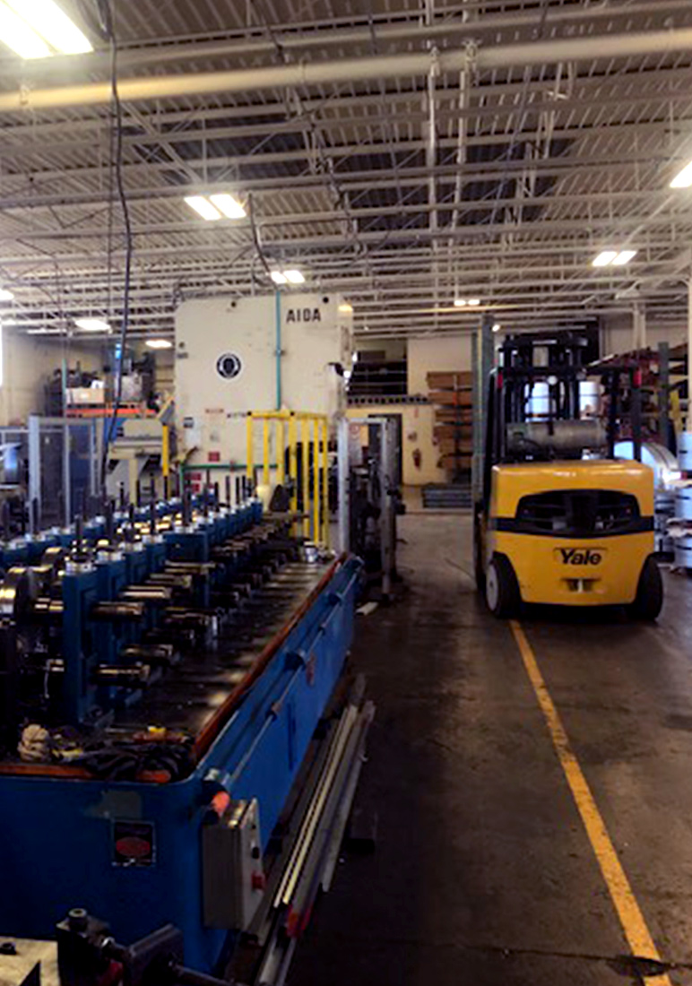 Custom Aluminum & Steel Roll Forming: Warren, MI | MMC Products - customroll2